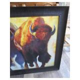 Large Bison Picture 80"x44"