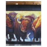 Large Bison Picture 80"x44"