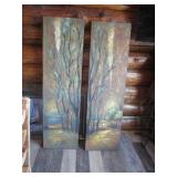 (2) Large Wall Hangings 20"x70"