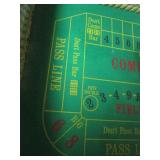 Miniature Tabletop Craps Table 35"x18"x4"