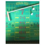Miniature Tabletop Craps Table 35"x18"x4"