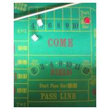Miniature Tabletop Craps Table 35"x18"x4"