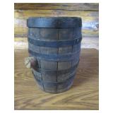 Small Wood Keg 9"x12"