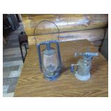 Barn Lantern, Brass Torch