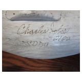 Wood Duck Decoy 15"x6"x9" DU Wood Carved Duck 19"x7"x7"