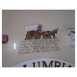 Columbia 125 Years Picture 30"x26"