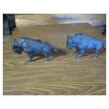 Cast Iron Bison 10"x7"x3"