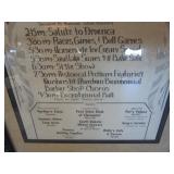 Columbia Bicentennial Picture 15"x22" Bison Picture 17"X25"