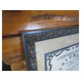 Columbia Bicentennial Picture 15"x22" Bison Picture 17"X25"