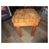 Butcher Block Table 23"x23"x32"