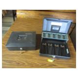 (2) Cash Lock Boxes