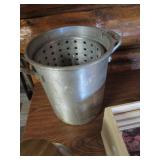 Turkey Fryer Pot, Drink Dispenser Jar, Wood Crate