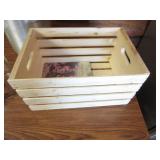 Turkey Fryer Pot, Drink Dispenser Jar, Wood Crate