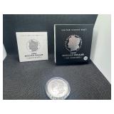 2021-S Privy Uncirculated Morgan Silver Dollar in Original Mint Box with COA