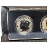 2025 Reverse Proof Morgan and Peace Silver Dollars - Two Coin Set - Spectacular Coins!