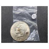 1974-S 40% Silver Eisenhower Dollar
