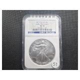 2010 1 Oz. Silver American Eagle NGC Early Releases MS70 - Perfect Grade!