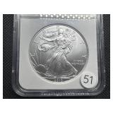 2010 1 Oz. Silver American Eagle NGC Early Releases MS70 - Perfect Grade!