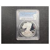 2010-W 1 Oz. Proof Silver American Eagle PCGS PR70DCAM - Perfect Grade!
