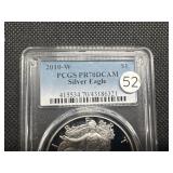 2010-W 1 Oz. Proof Silver American Eagle PCGS PR70DCAM - Perfect Grade!