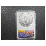 2020-P 1 Oz. Silver American Eagle NGC MS70 Early Releases - Emergency Production - Perfect Grade!