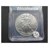 2021-P Heraldic Eagle Type 1 1 Oz. Silver American Eagle ICG MS70 Emergency Issue -  Perfect Grade!