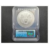 2021-P Heraldic Eagle Type 1 1 Oz. Silver American Eagle ICG MS70 Emergency Issue -  Perfect Grade!