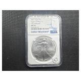 2021 Eagle Landing Type 2 1 Oz. Silver American Eagle NGC MS70  - Perfect Grade! - Early Releases