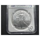 2021 Eagle Landing Type 2 1 Oz. Silver American Eagle NGC MS70  - Perfect Grade! - Early Releases