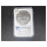 2021-S Landing  Eagle Type 2 1 Oz. Silver American Eagle NGC MS69 Early Releases Emergency Production - ER