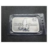 2022 One Ounce .999 Silver Stacks & Bowers Bar