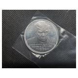 BU One Ounce .999 Silver Donald J. Trump "Never Surrender" Round