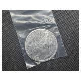 BU 2018 1.25 Oz. .9999 Silver Canadian Buffalo Coin