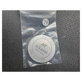 BU One Ounce .999 Silver Asahi Refining Round