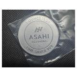 BU One Ounce .999 Silver Asahi Refining Round