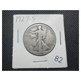 Better Date 1927-S Walking Liberty Half Dollar
