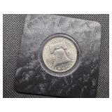 1952-D Brilliant Uncirculated Silver Franklin Half Dollar