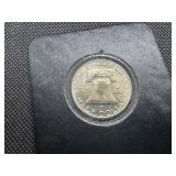 1959-D Brilliant Uncirculated Silver Franklin Half Dollar