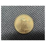2022 $5.00 Gold Eagle (1/10 Ounce) of .999 Gold
