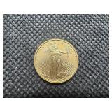 2022 $5.00 Gold Eagle (1/10 Ounce) of .999 Gold