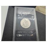 GSA Uncirculated 1883-CC Morgan Dollar NGC MS63 with Original Box and COA