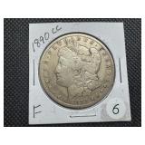 Key Date 1890-CC Morgan Silver Dollar