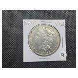 1880-O Morgan Silver Dollar Marked AU When Purchased