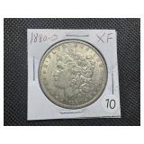 1880-O Morgan Silver Dollar Marked XF When Purchased