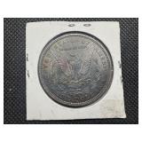 1884-O Morgan Silver Dollar Marked AU58 When Purchased - Nice Bronze Toning!