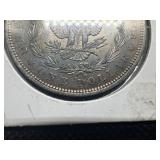 1884-O Morgan Silver Dollar Marked AU58 When Purchased - Nice Bronze Toning!