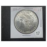 1884-O Morgan Silver Dollar Marked MS65 When Purchased - Nice Mint Luster!!