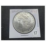 1884-O Morgan Silver Dollar Marked MS65 When Purchased - Nice Mint Luster!!