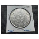 1897 Morgan Silver Dollar Marked AU When Purchased - Clean Blast White Coin!