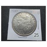 1900 Morgan Silver Dollar Marked MS63 When Purchased